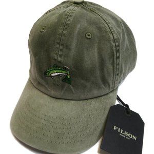FILSON HAT オリーブ Lサイズ　帽子 Washed low-profile logger cap by Filson | Lemon / elk (Yellow)